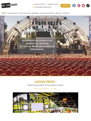 Site de Moon Prod